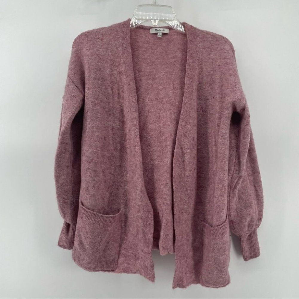 Madewell Cardigan Sweater‎ Open Front Pockets Long Sleeve Cozy Soft Oversized XS